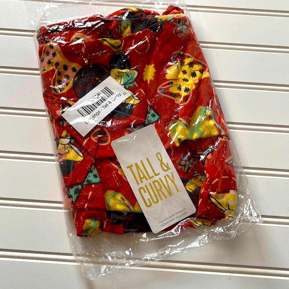 LularoeTC leggings Disney Minnie Mouse NWT - Picture 2 of 5